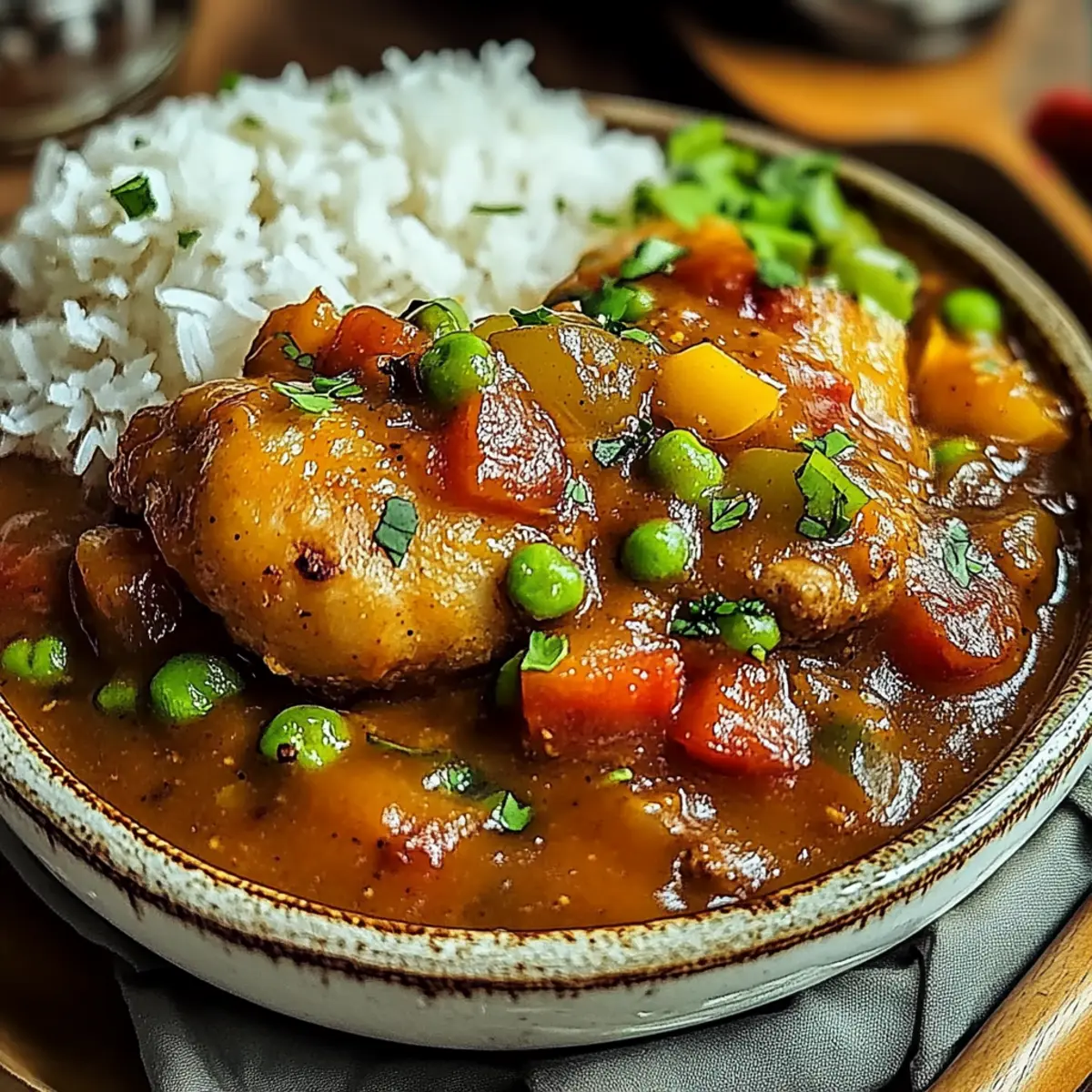 Savory Chicken Étouffée